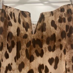 Buddy Love Brown Leopard Print Blouse